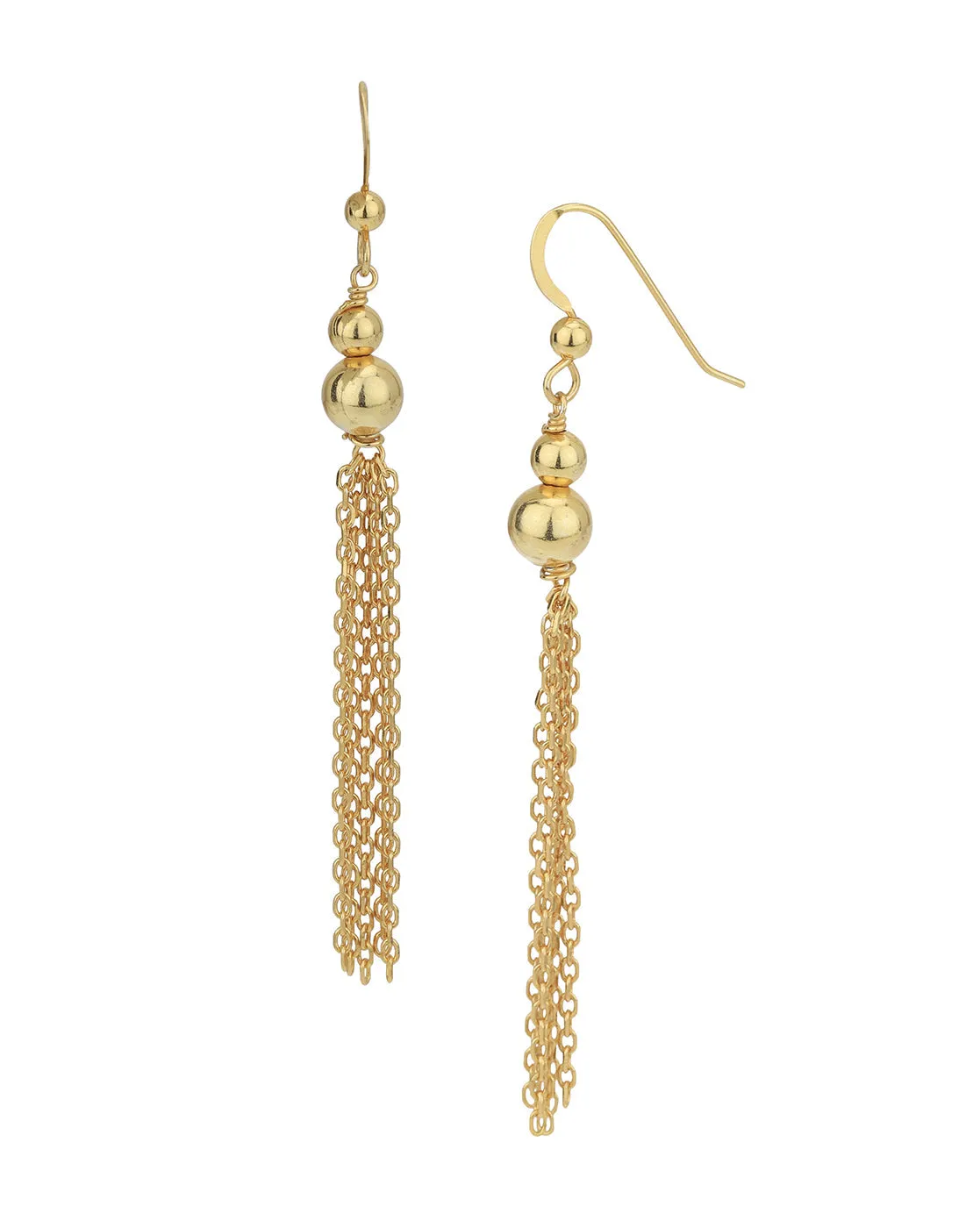 18Kt Gold Plated With Zirconia Stylish Studded Hoop Earring