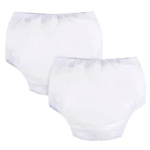 2-Pack White Waterproof Pants