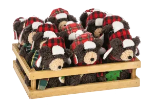 5.5"H Cozy Cabin Bear Ornaments (sold individually)