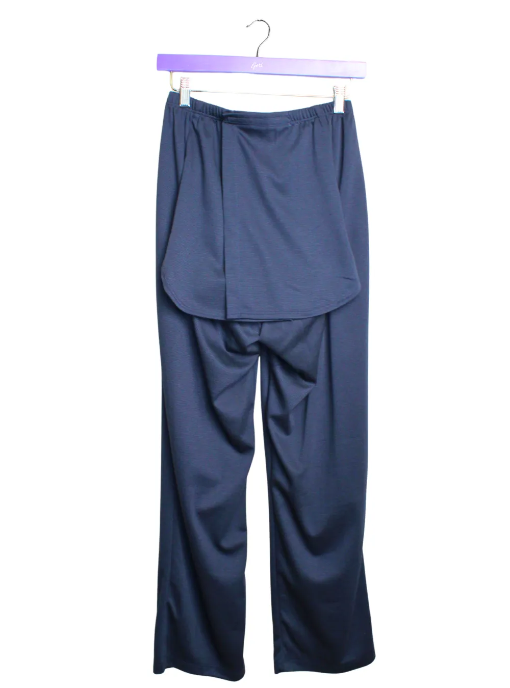 Adaptive Ladies' Cozy Knit Open Back Pants - Navy