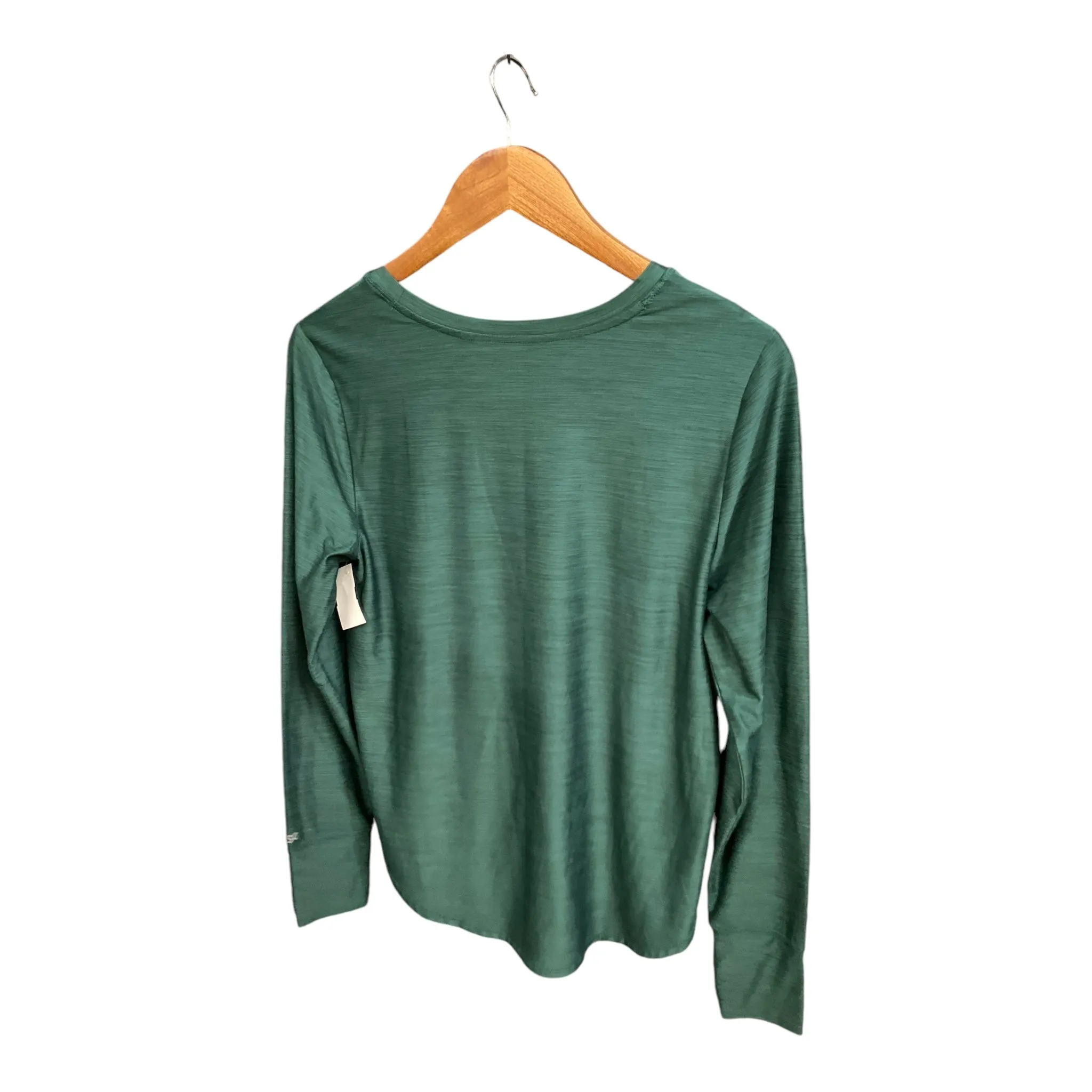 Athletic Top Long Sleeve Crewneck By Dsg Outerwear In Green, Size: M