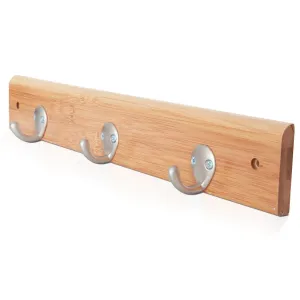 Bamboo Stainless Steel Towel Wall Hooks