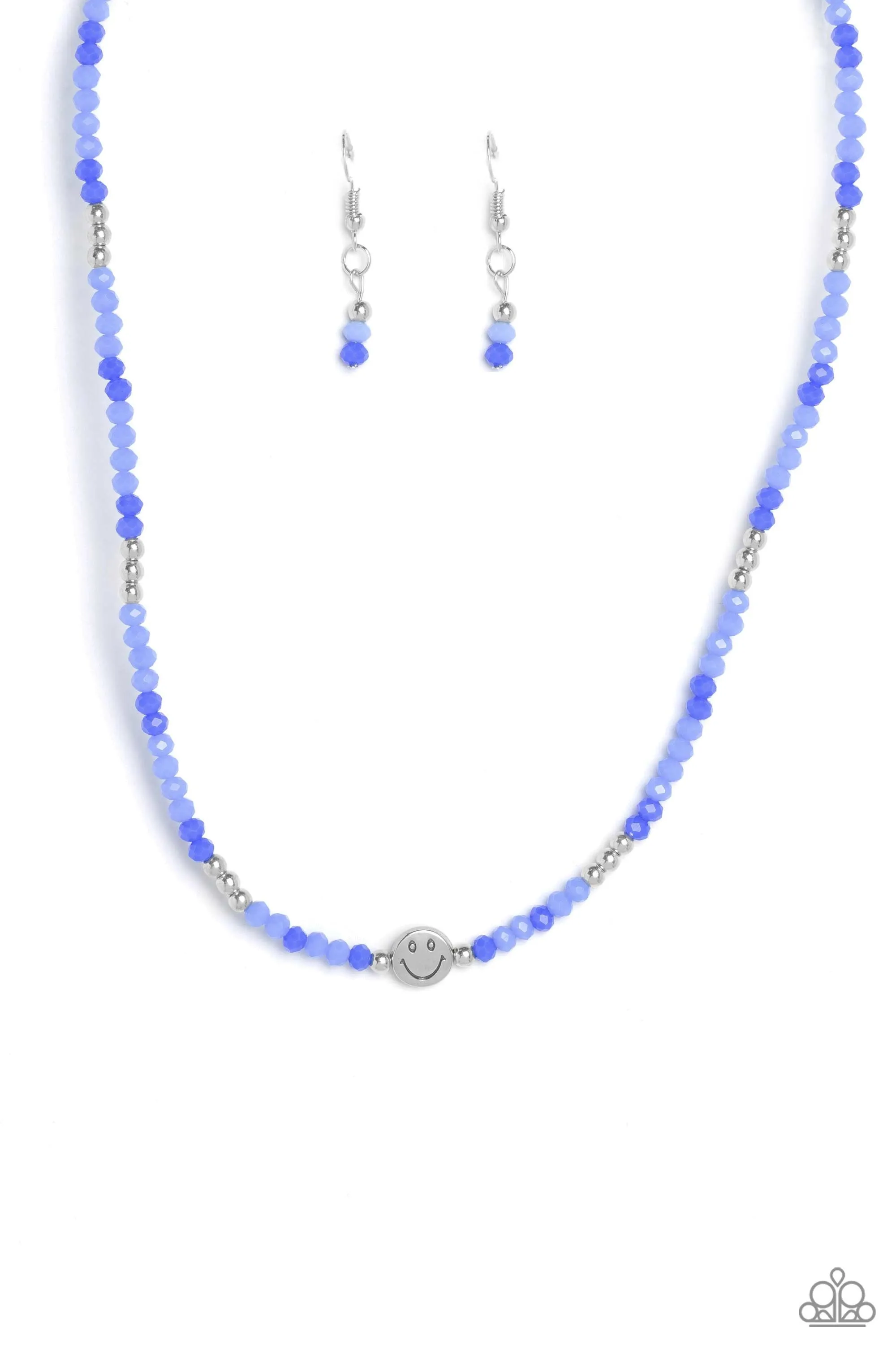 Beaming Bling Blue Necklace - Paparazzi Accessories