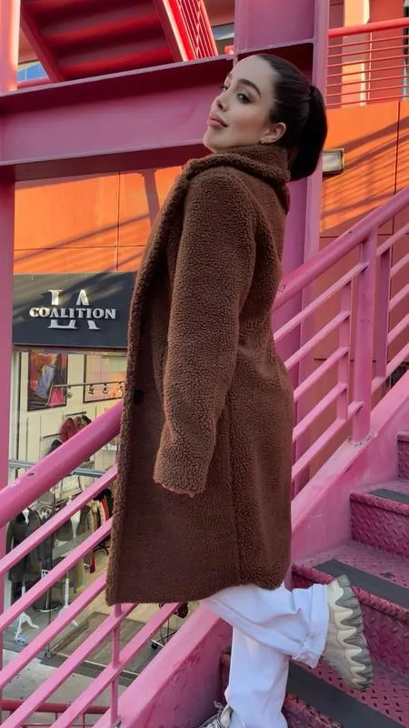 Brown Teddy Coat