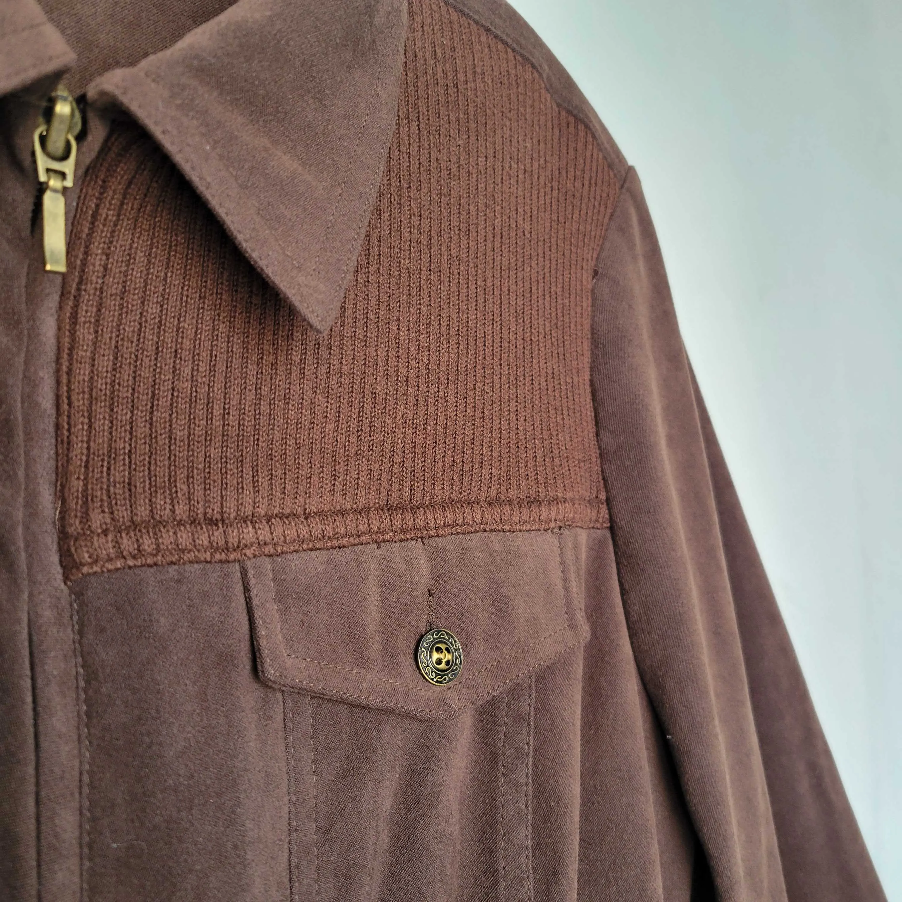 Brown Unlined Jacket Alia