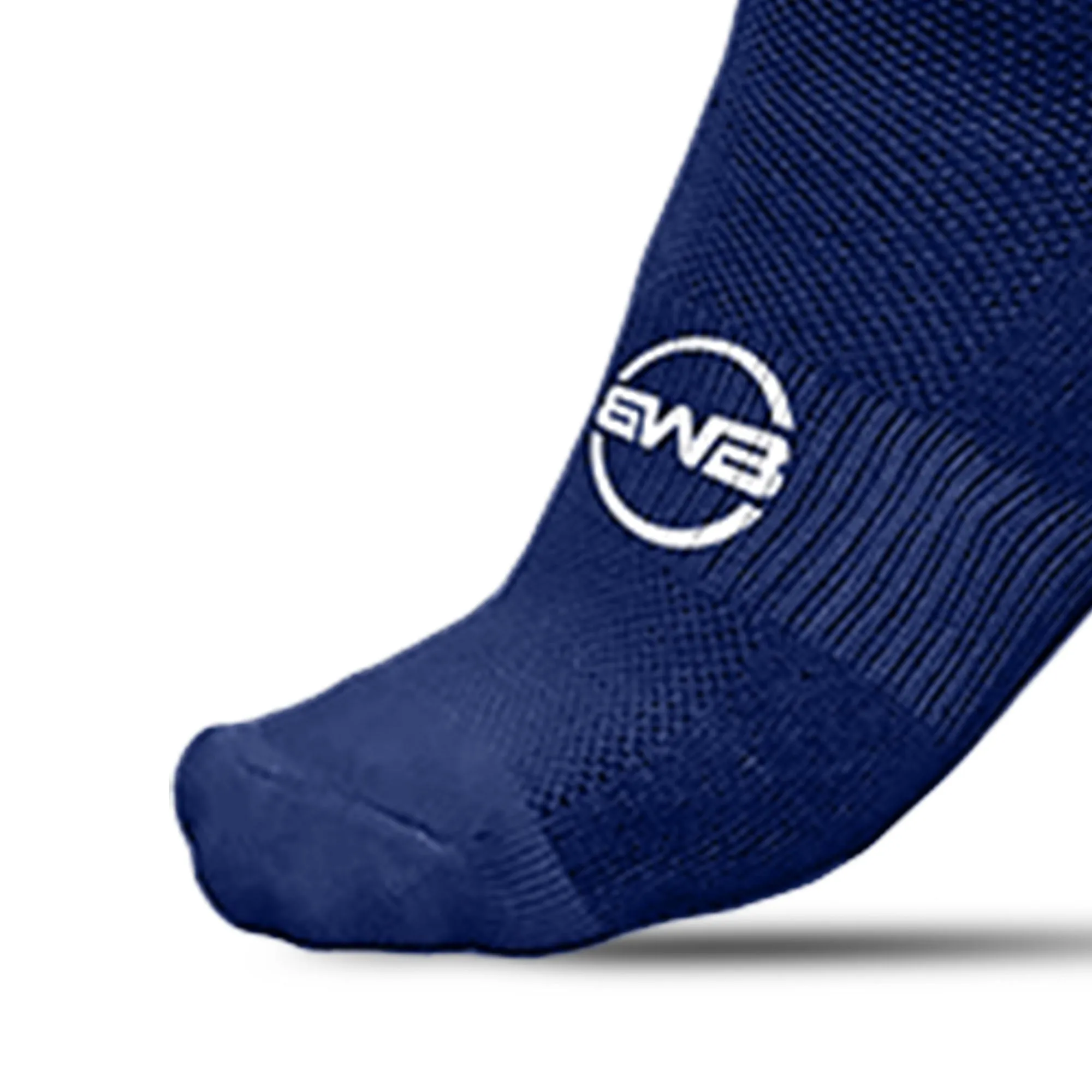 BWB 3 Pairs Blue No Show Running Socks