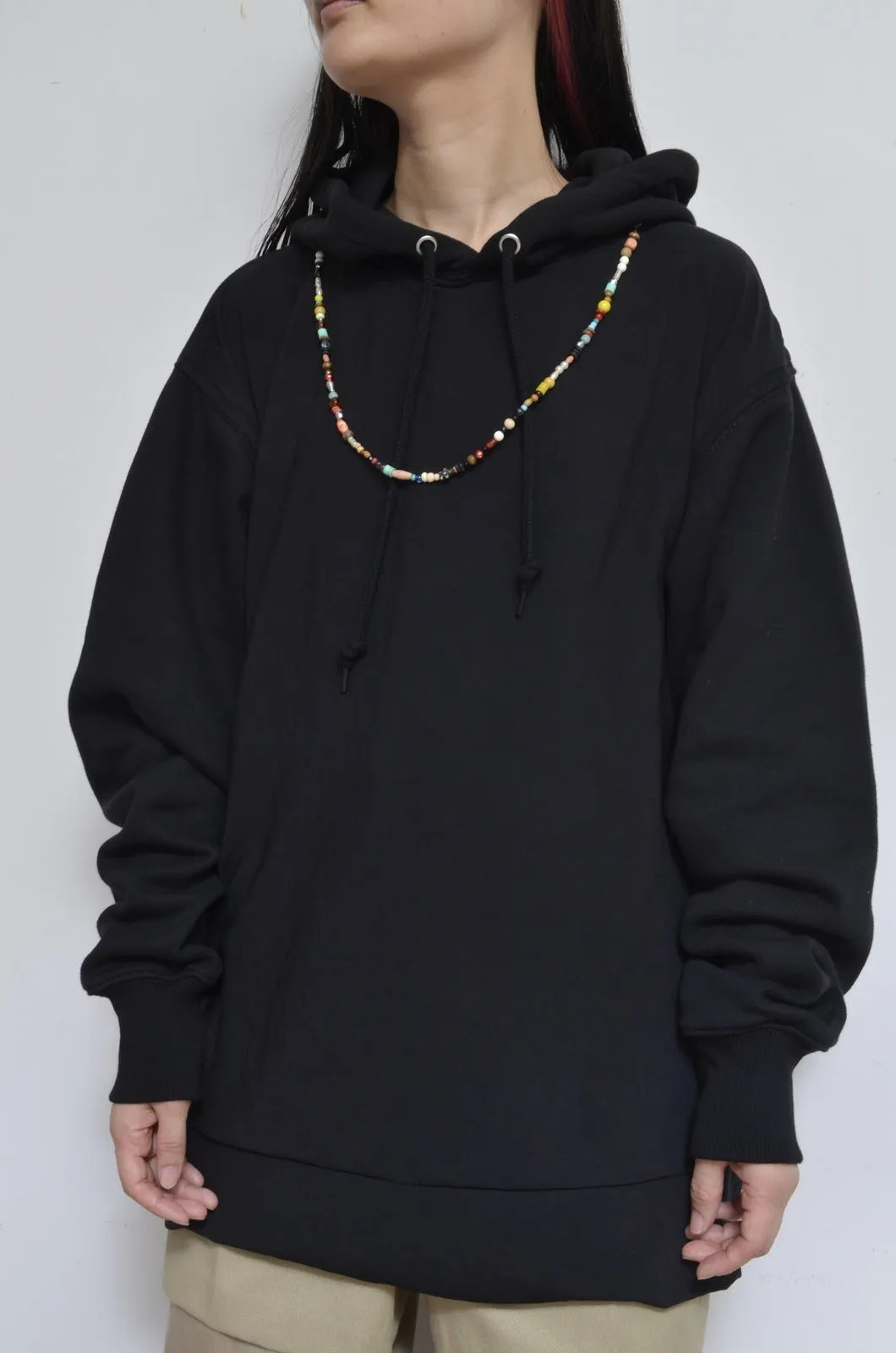 CHIFFON HOODIE (ACCESSORIES) / BLK