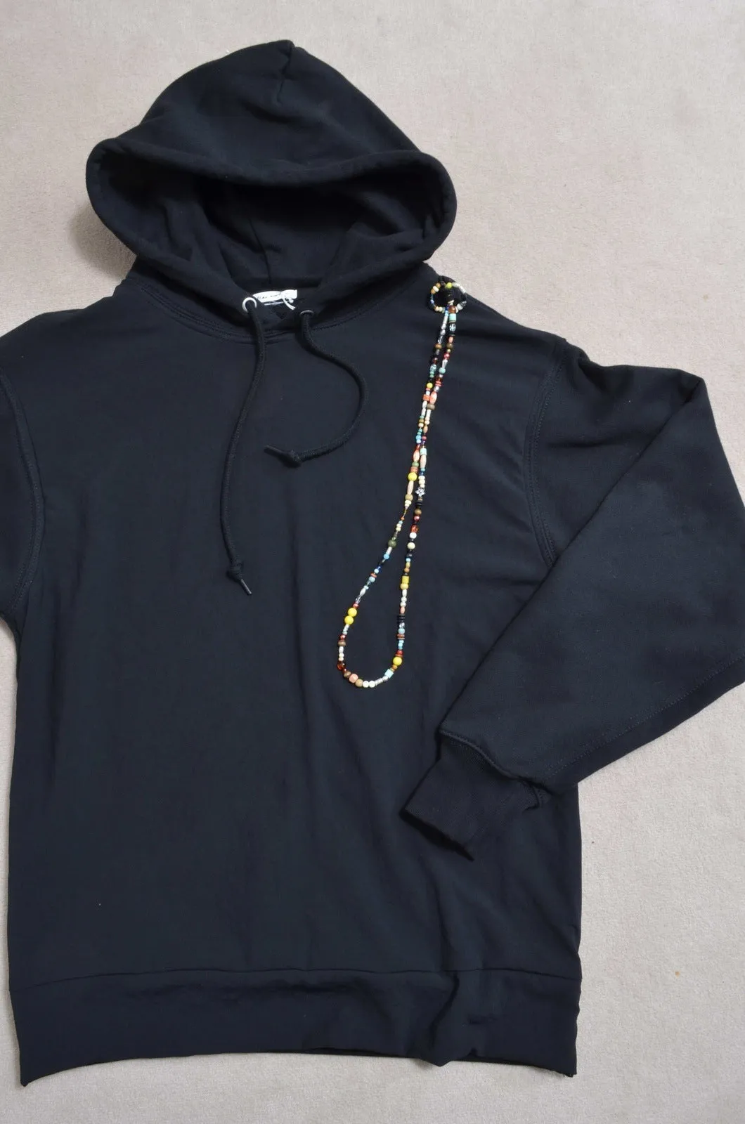 CHIFFON HOODIE (ACCESSORIES) / BLK