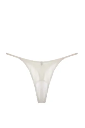 COTTON CLUB CLAUDIA White Thong