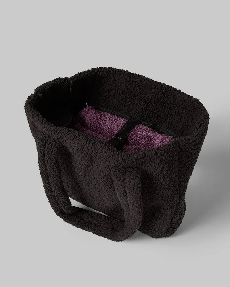 COZY SHERPA TOTE BAG