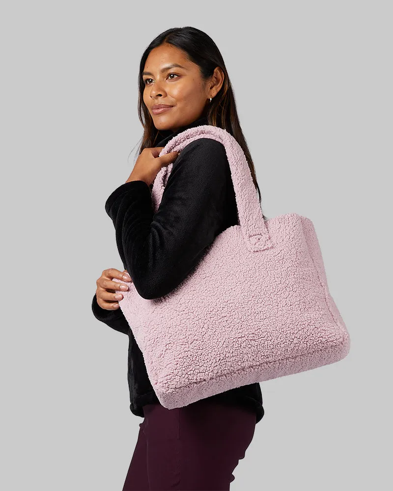 COZY SHERPA TOTE BAG