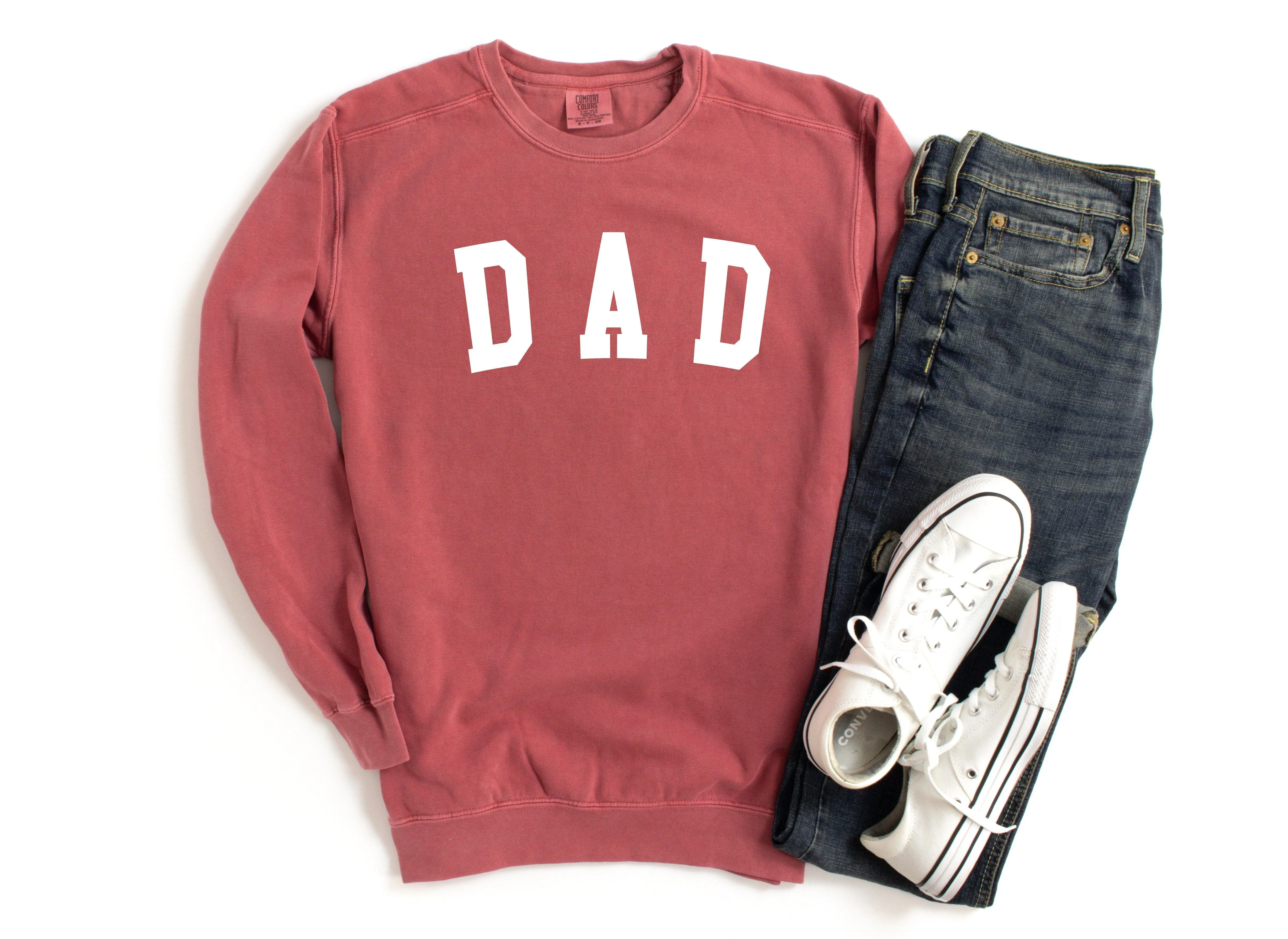 Dad Garment Dyed Comfort Colors Sweatshirt (Condensed)