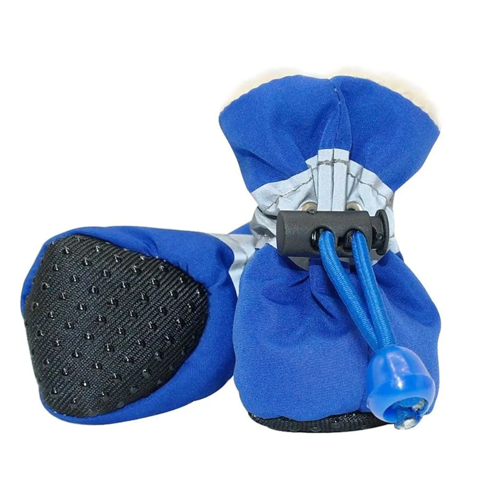 Dogs Winter Warm Shoes 4 PCS Set