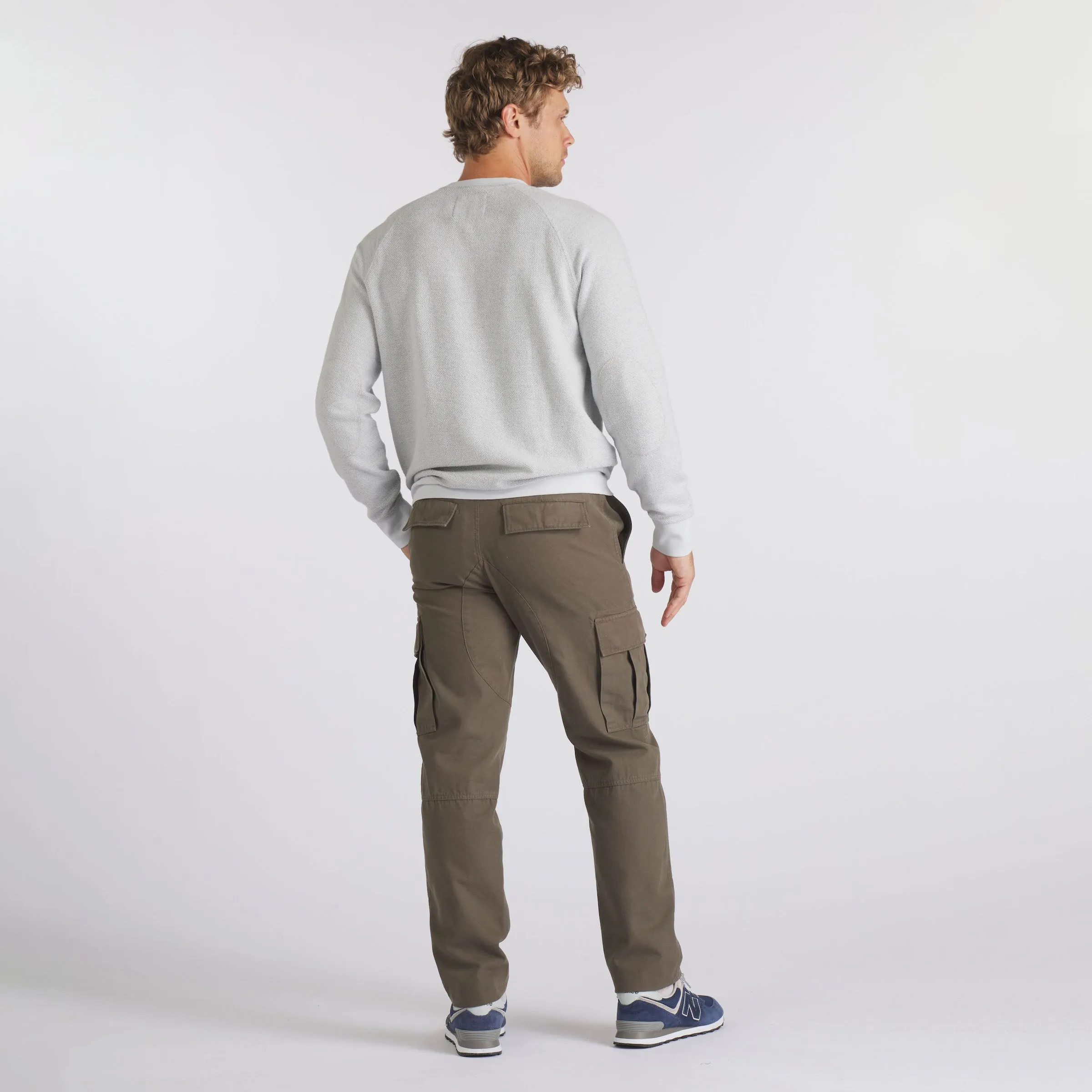 Dunlop Reverse Fleece Crew Neck - Glacier Gray