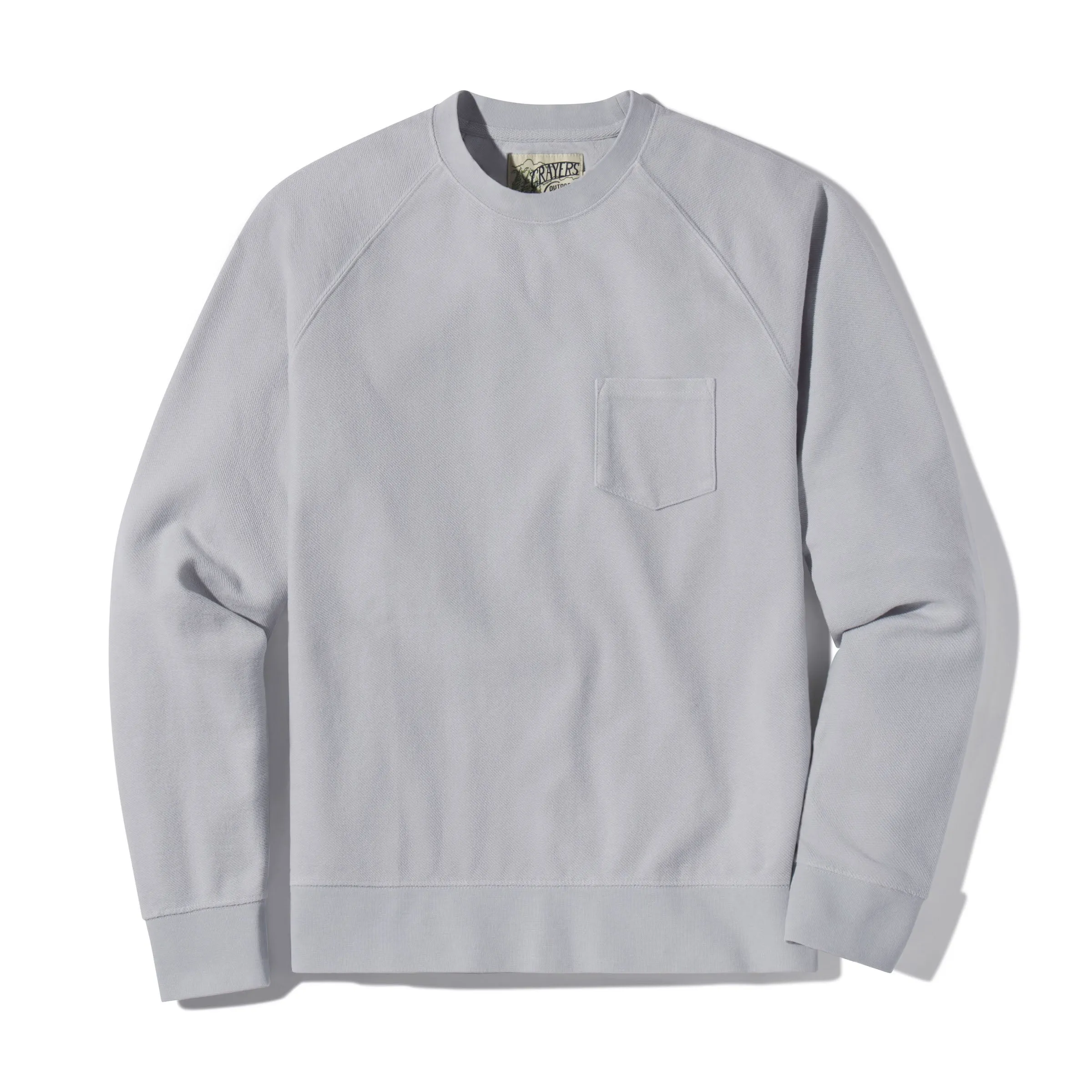 Dunlop Reverse Fleece Crew Neck - Glacier Gray