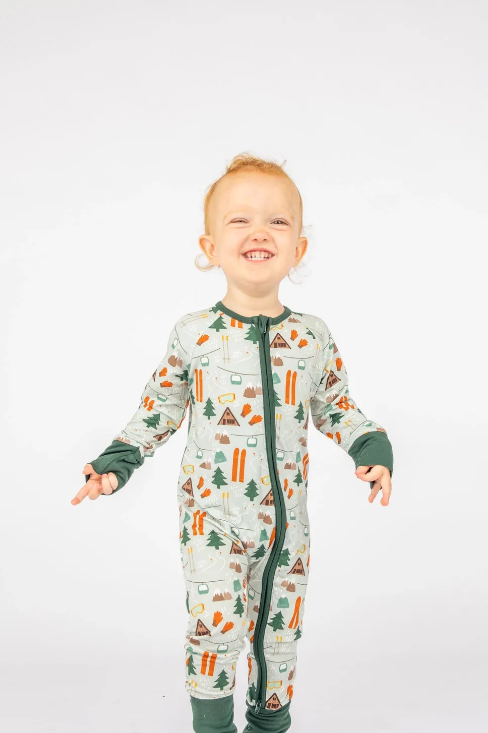 Emerson and Friends Ski Day Baby Sleepsuit