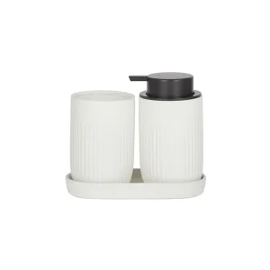 Jones Ceramic Bathroom Accessories Set