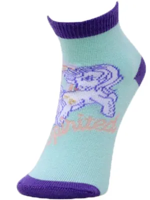 Kids Ankle Length Socks: Magic Bubble-Mint