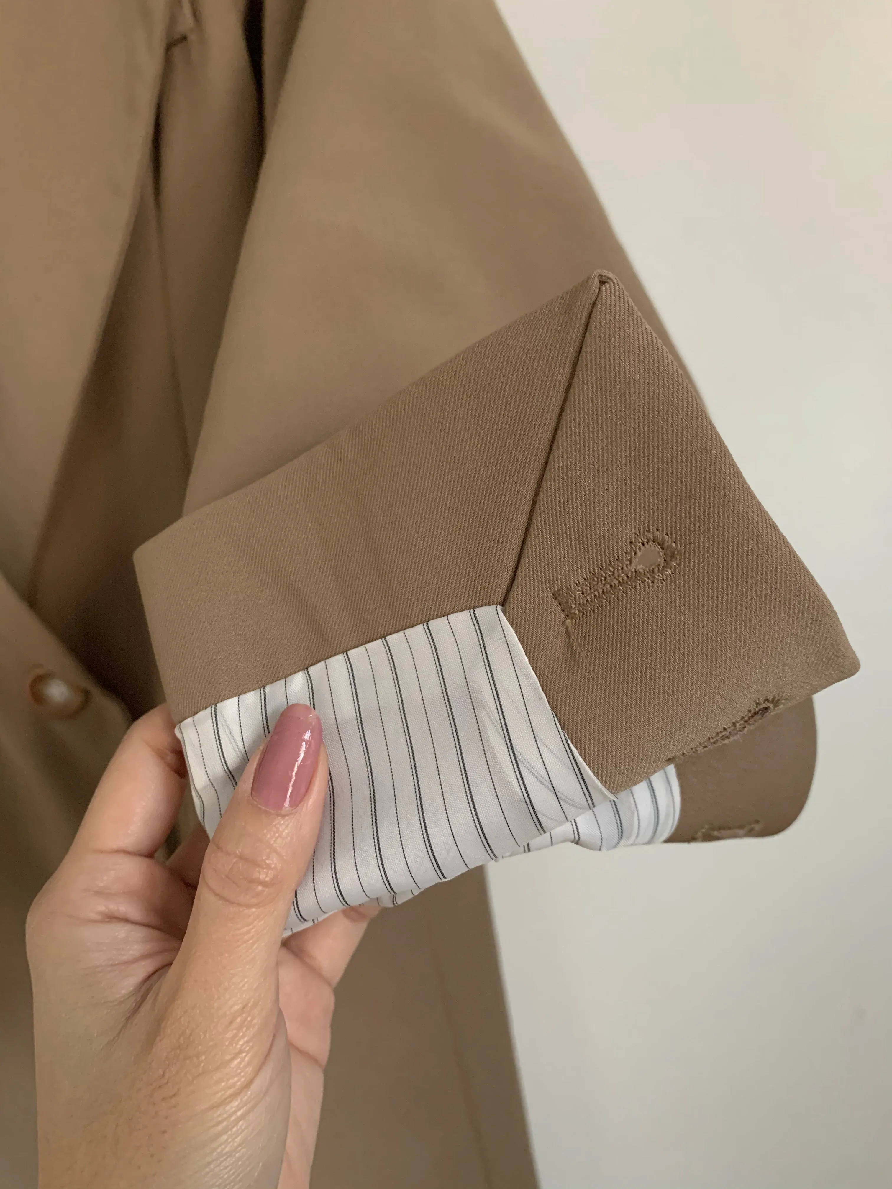 [Korean Style] Alexia Double Breasted Fit Blazer Coat