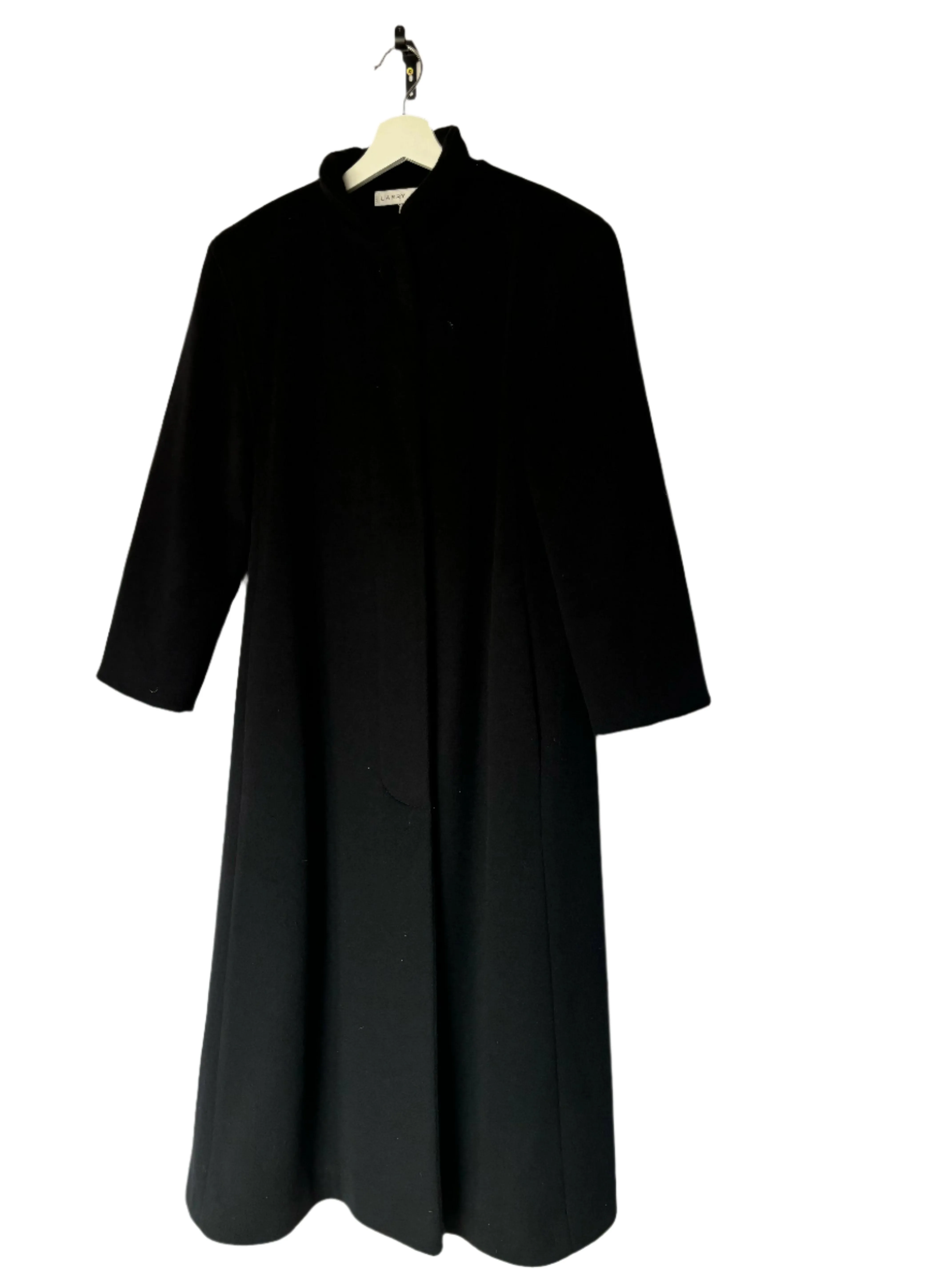 Long Black Larry Levine Coat