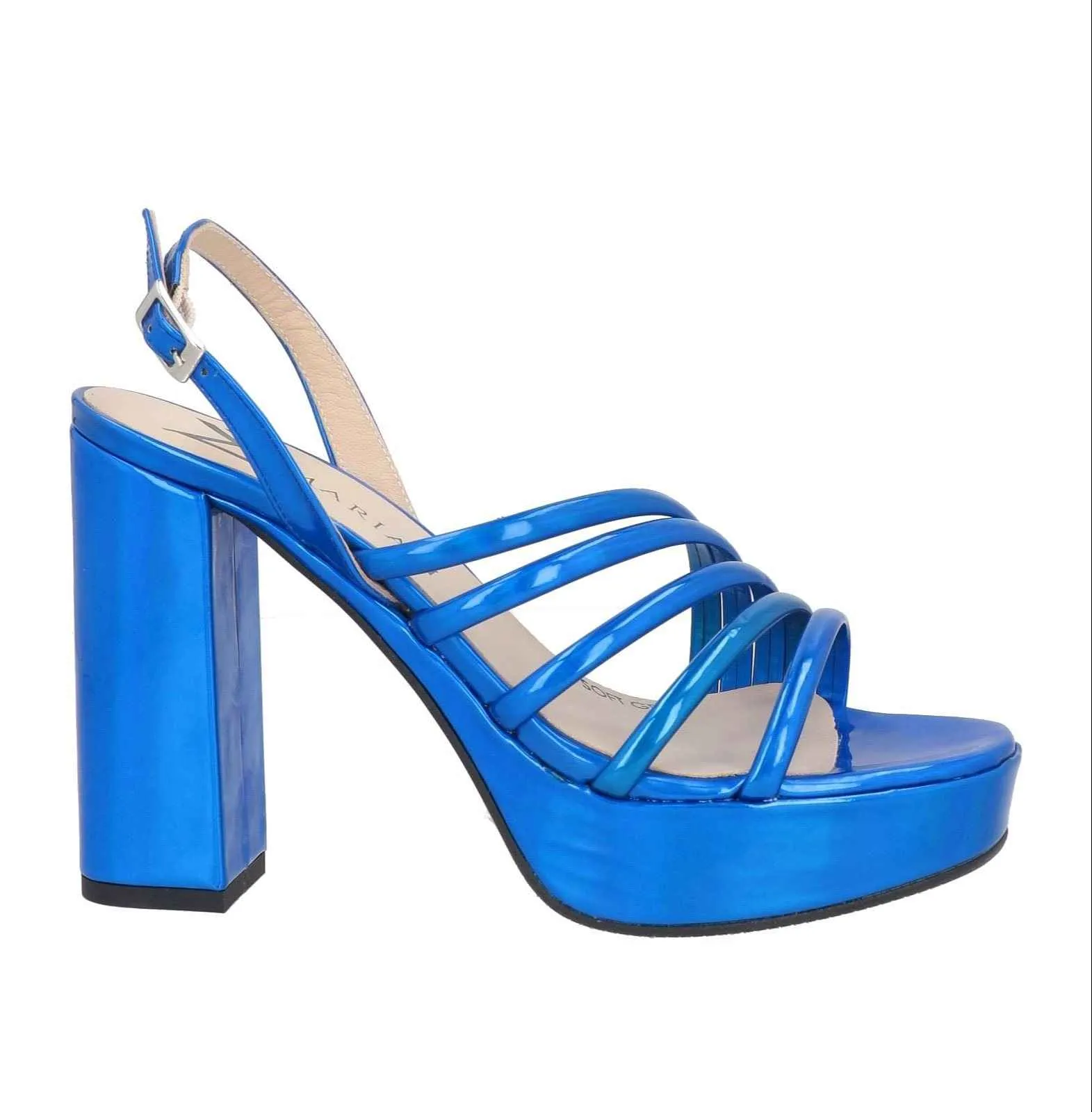 Marian sandals, bright blue