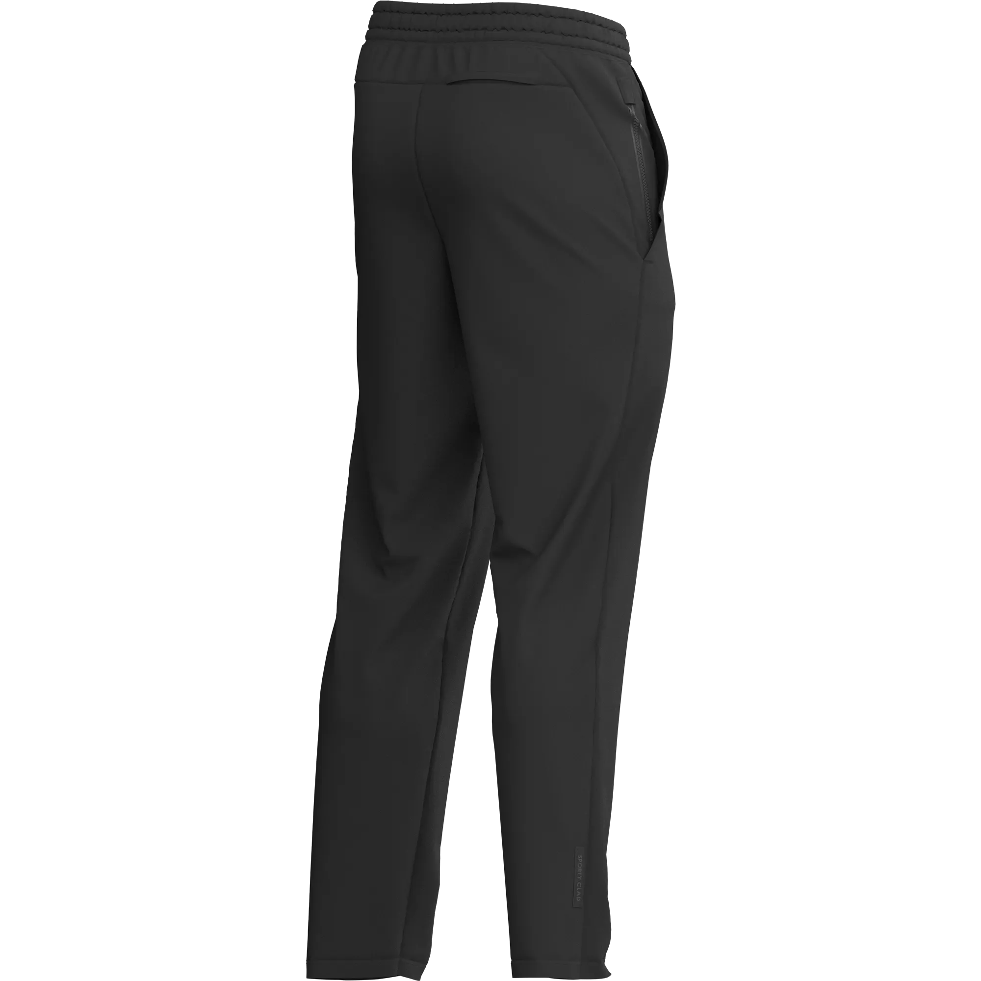 Men's Black Cotton Fleece Thermal Sweatpants