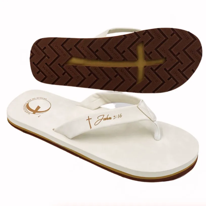 MEN's - Christian Footwear - Cross Bottom Sandals