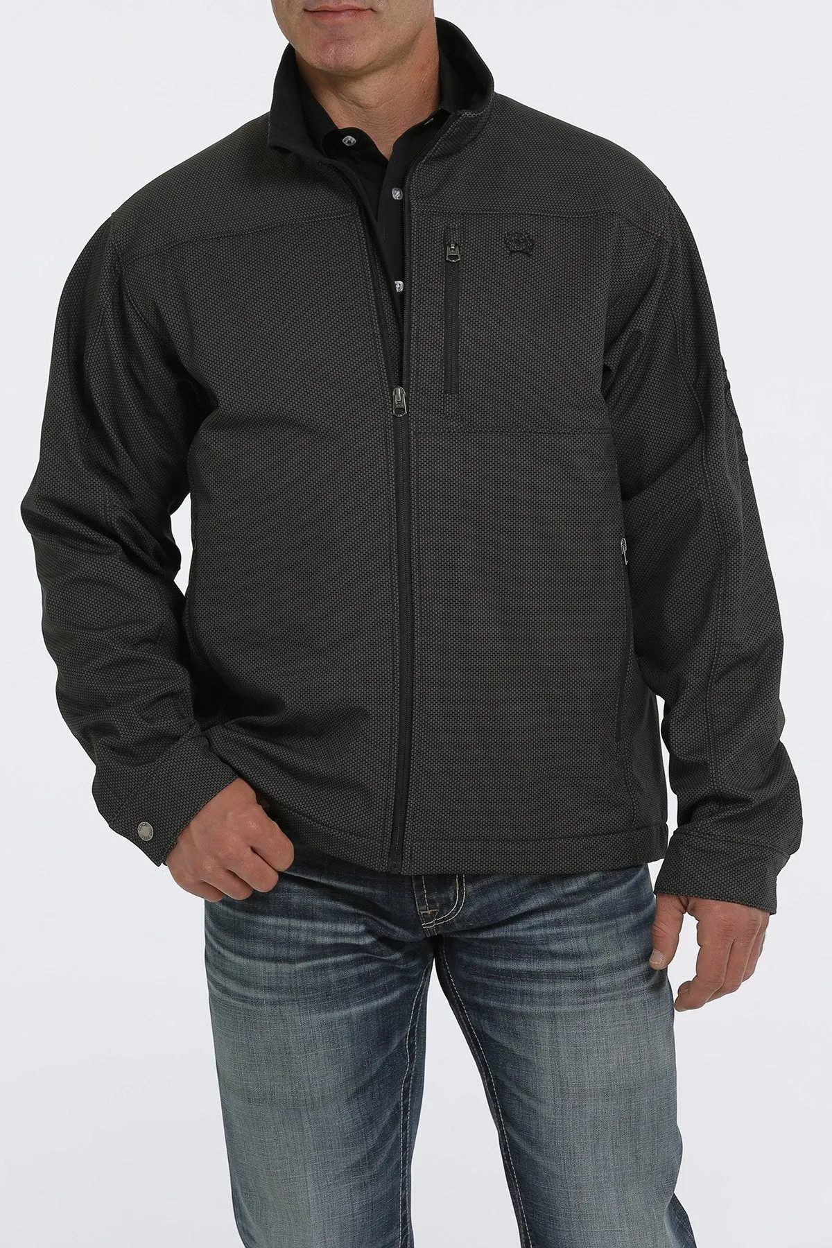 Men's Concealed Carry Bonded Jacket-Brown