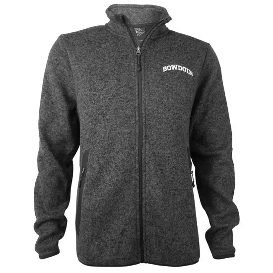 Men's Heathered Fleece Full Zip from Charles River