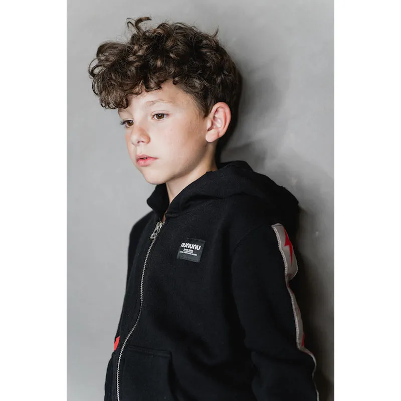 NUNUNU Mini Bolts Zip Hoodie