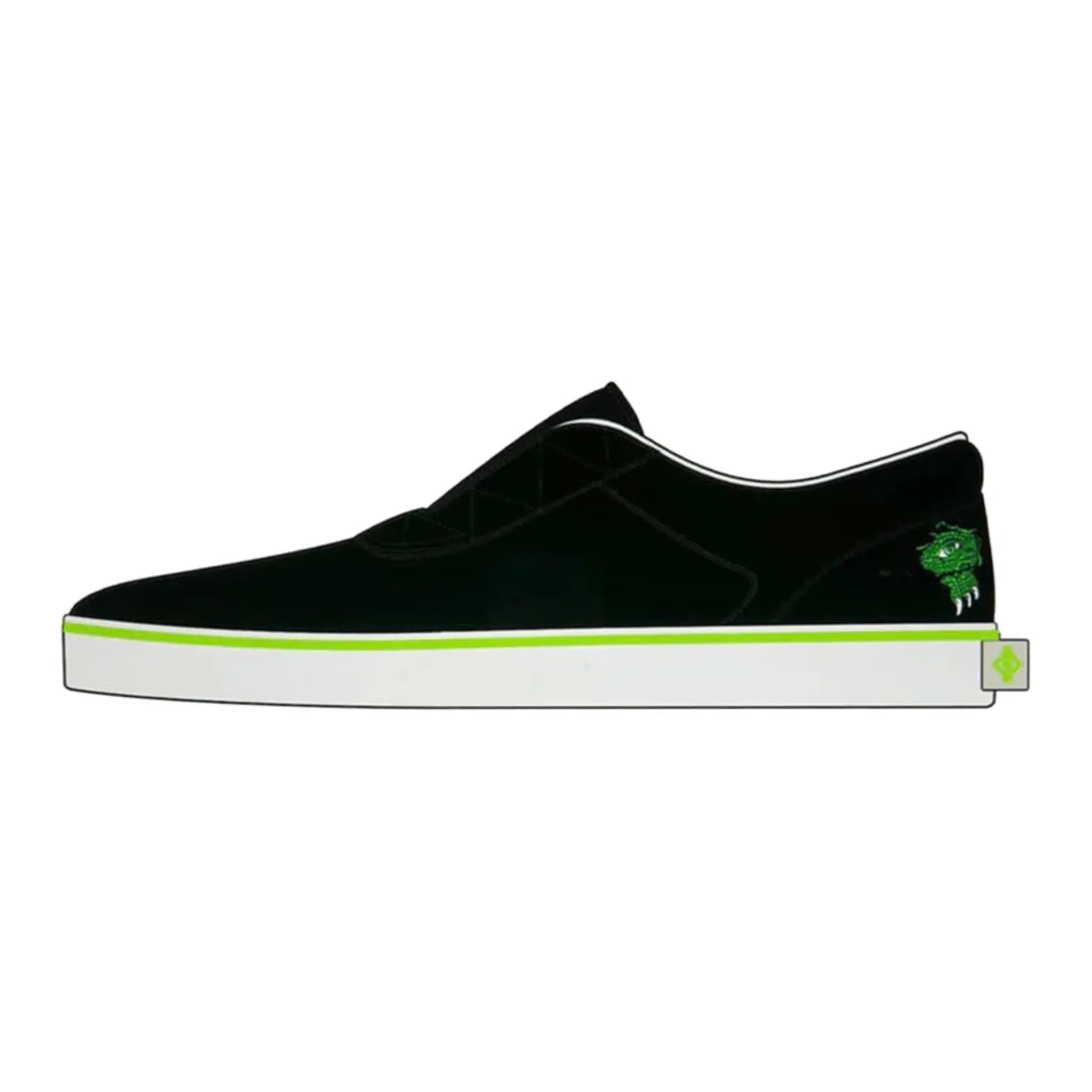 OPUS SWAMPY HONEY SLIP ON BLACK