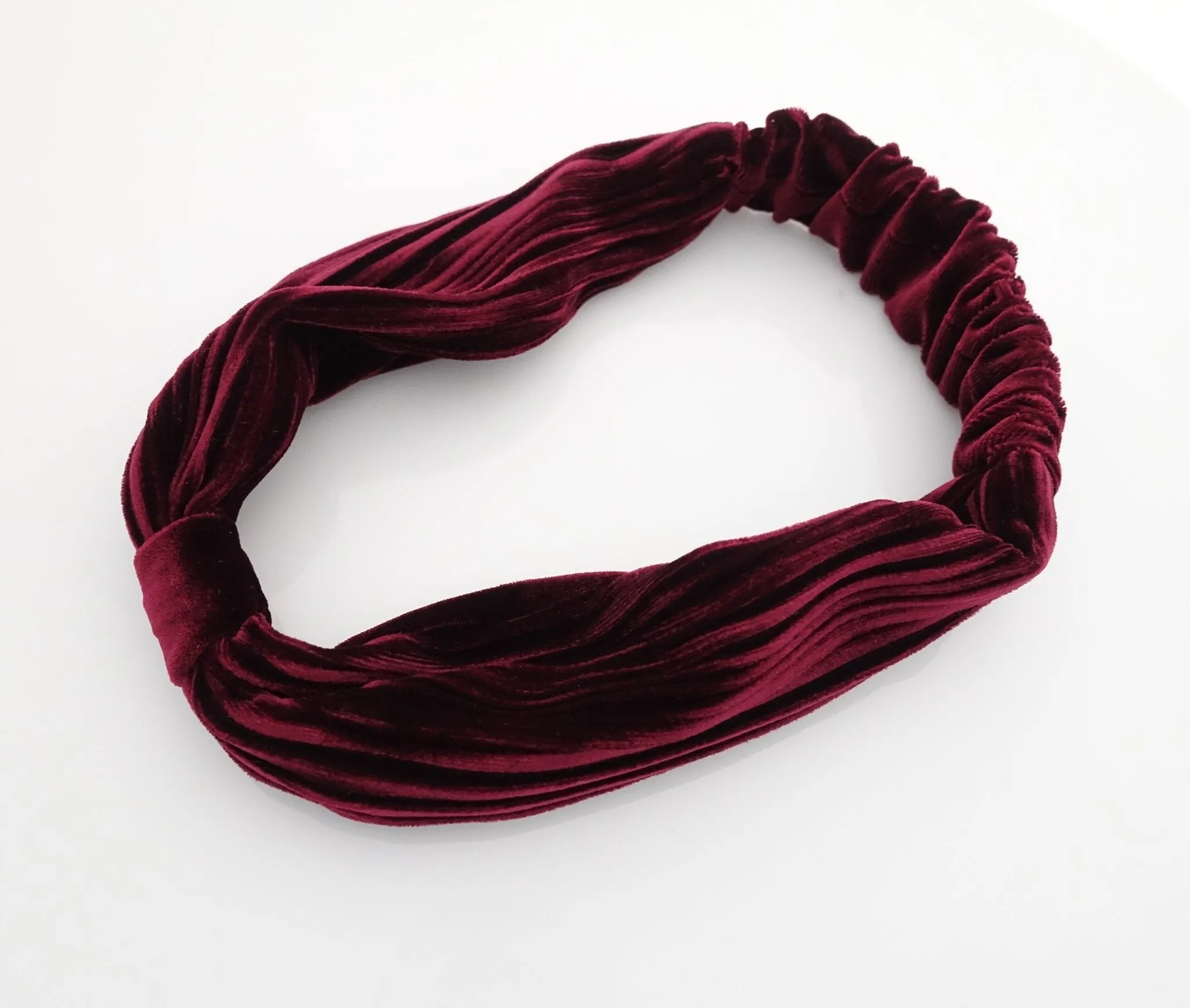 Pleated Velvet Hair Turban Fashion Headband Women Hair Accessories