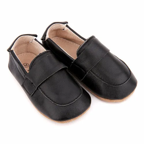 Pre Walker Oliver Leather Loafers Black by SKEANIE