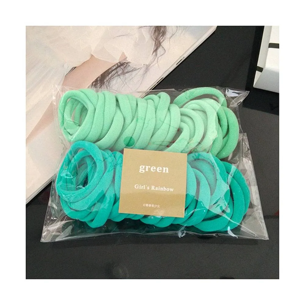 Premium Elastic Hair Bands: Versatile  Stylish Hair Accessories  50Pcs FREE SHIPPING