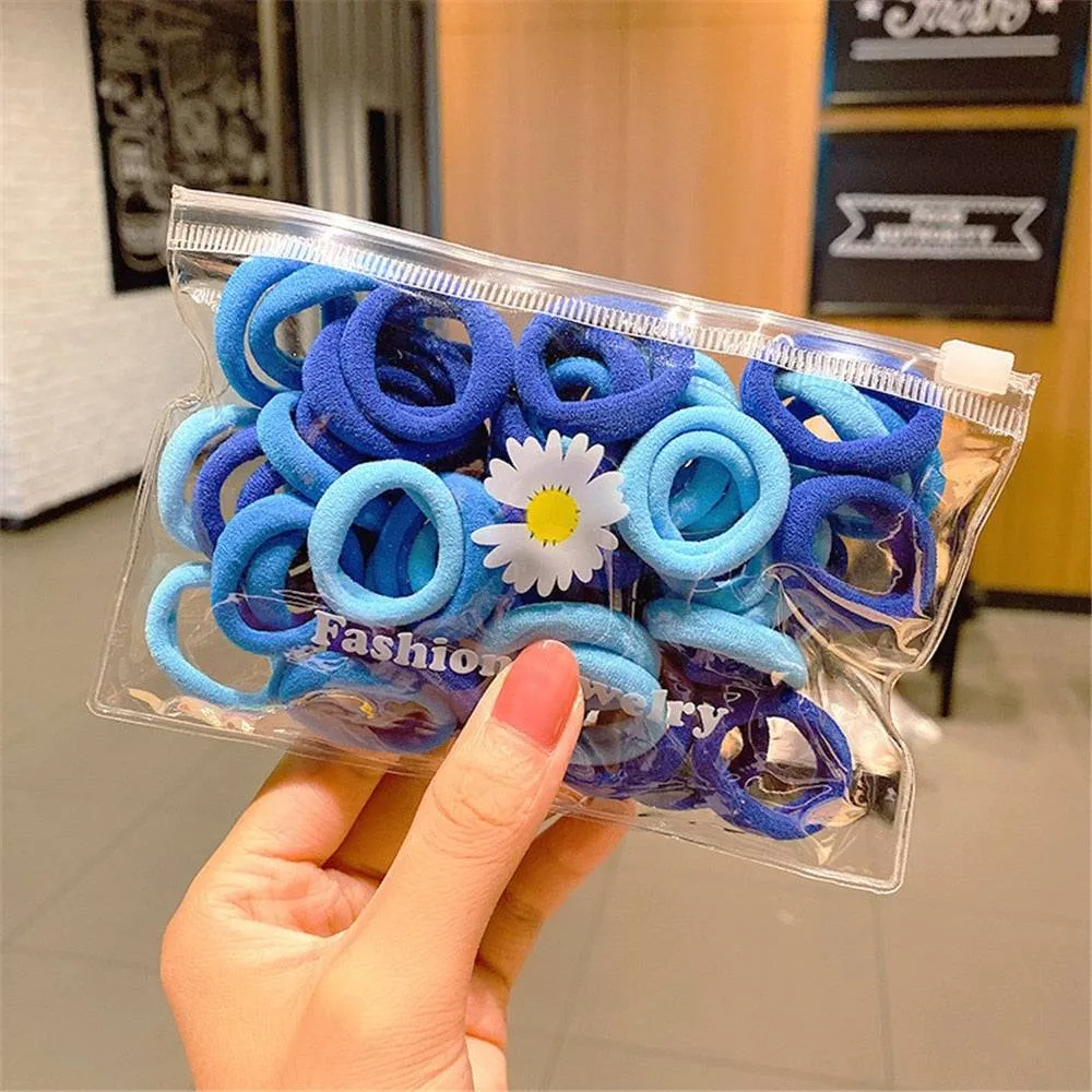 Premium Elastic Hair Bands: Versatile  Stylish Hair Accessories  50Pcs FREE SHIPPING