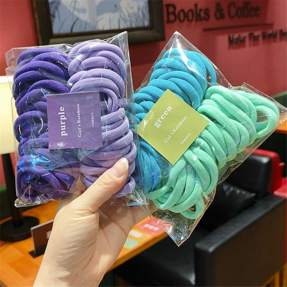 Premium Elastic Hair Bands: Versatile  Stylish Hair Accessories  50Pcs FREE SHIPPING