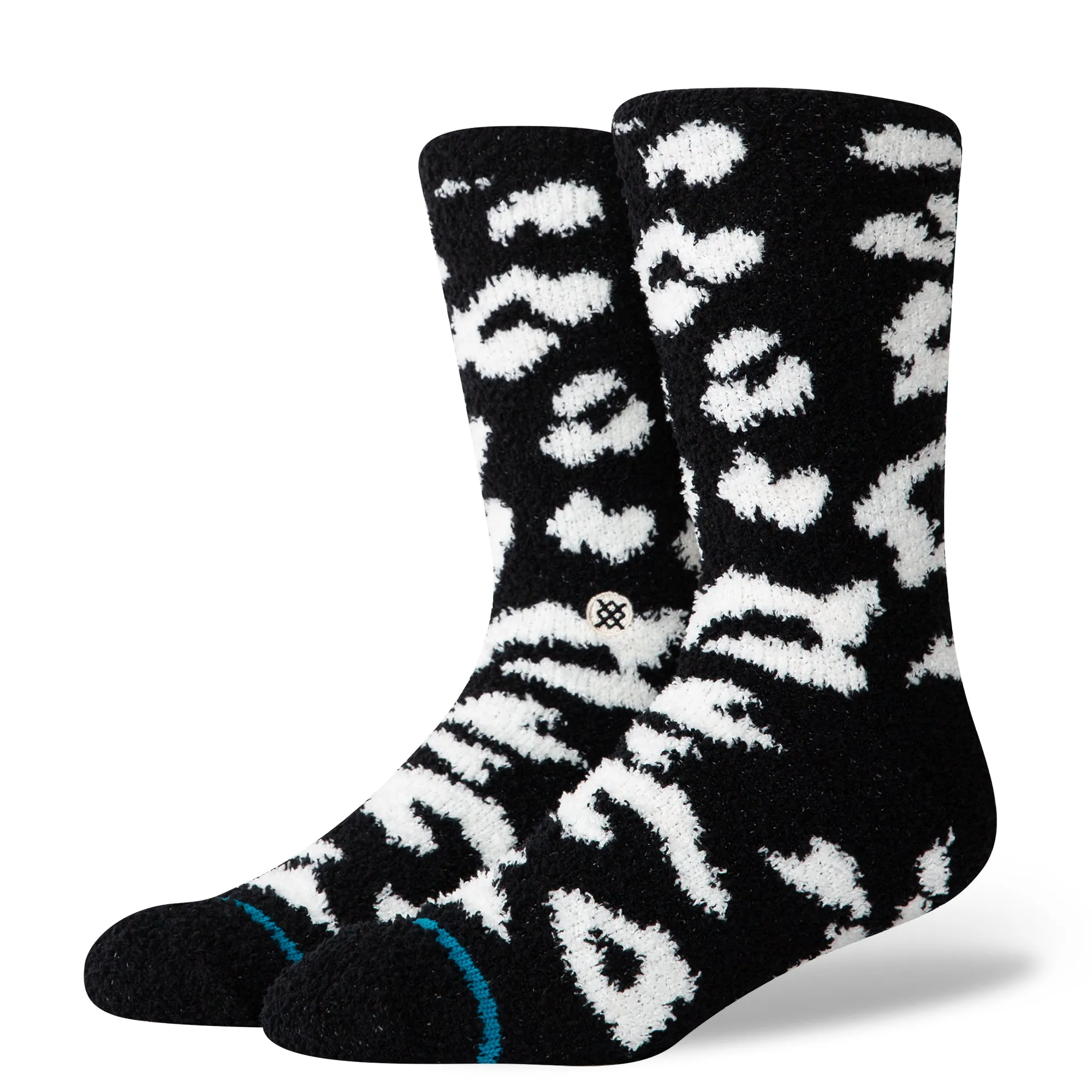 Stance Womens' Cozy Crew Socks - BLACK