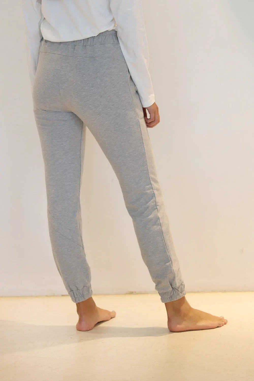 Sweat-Pants Melange Gray