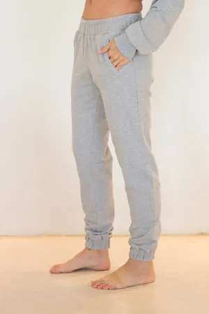 Sweat-Pants Melange Gray