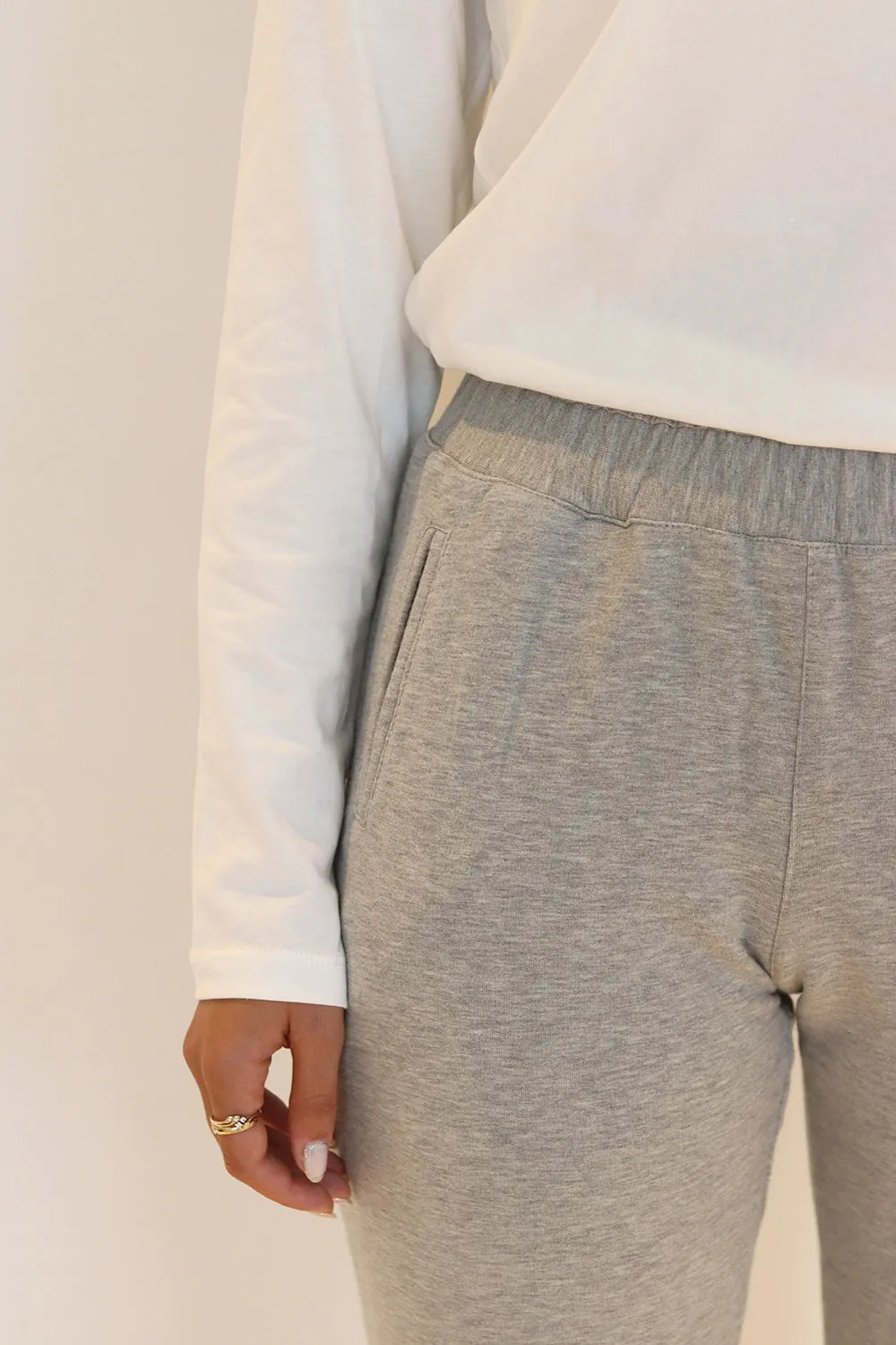 Sweat-Pants Melange Gray