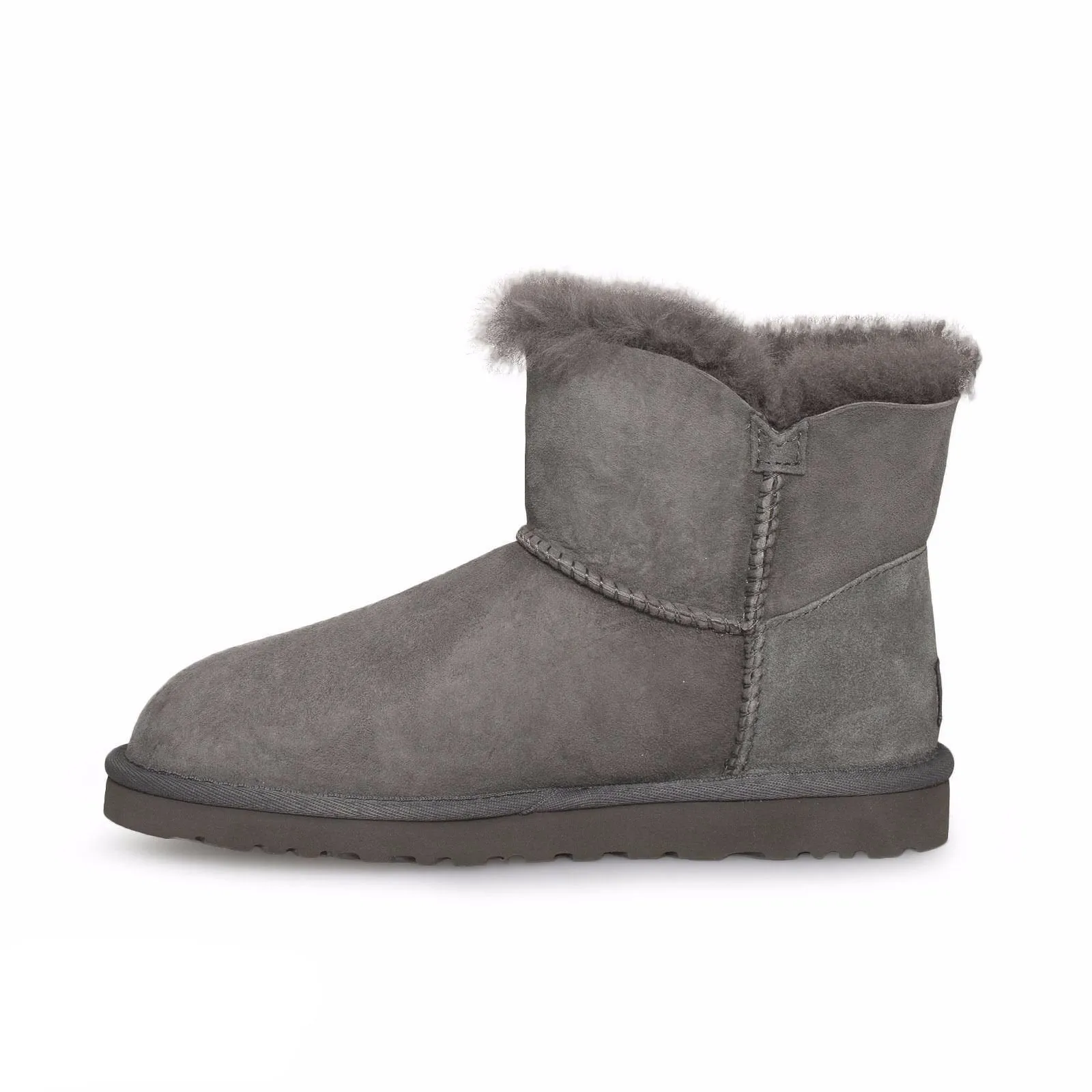 UGG Bailey Button Grey Boots - Youth