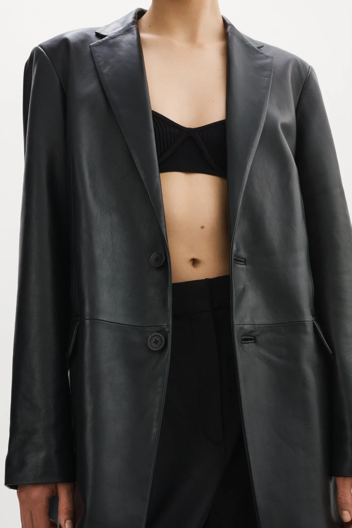 WILHELMINA | Leather Trench