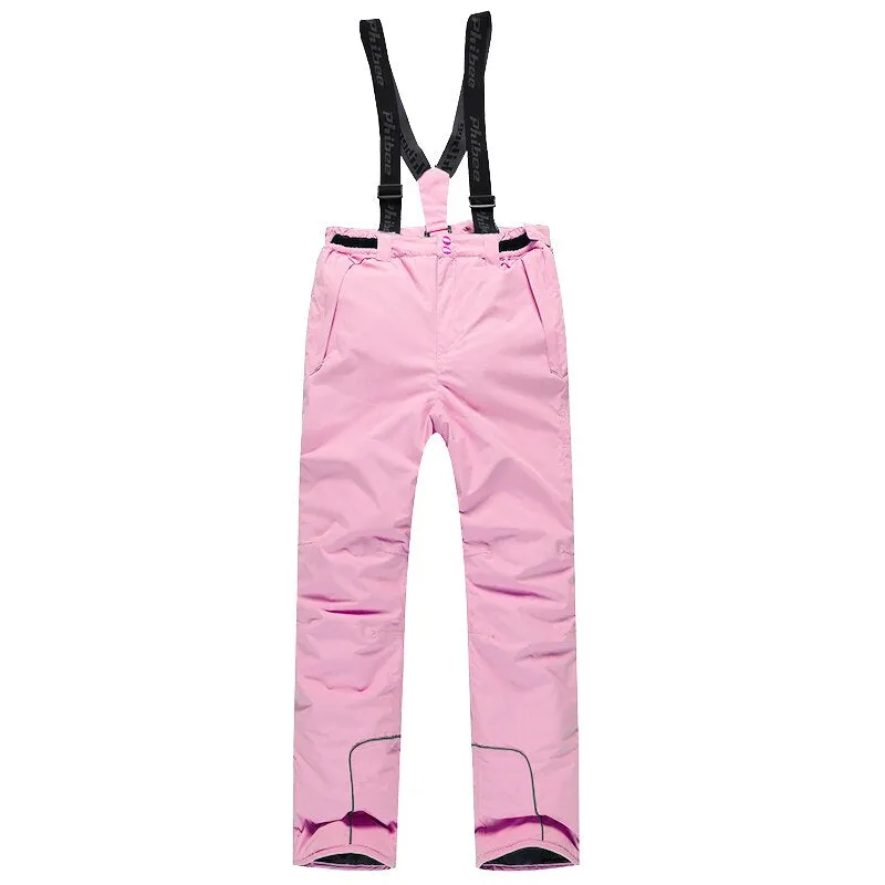 Winter Kids Waterproof Ski Pants