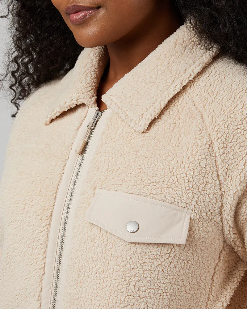 WOMEN'S TEDDY SHERPA JACKET