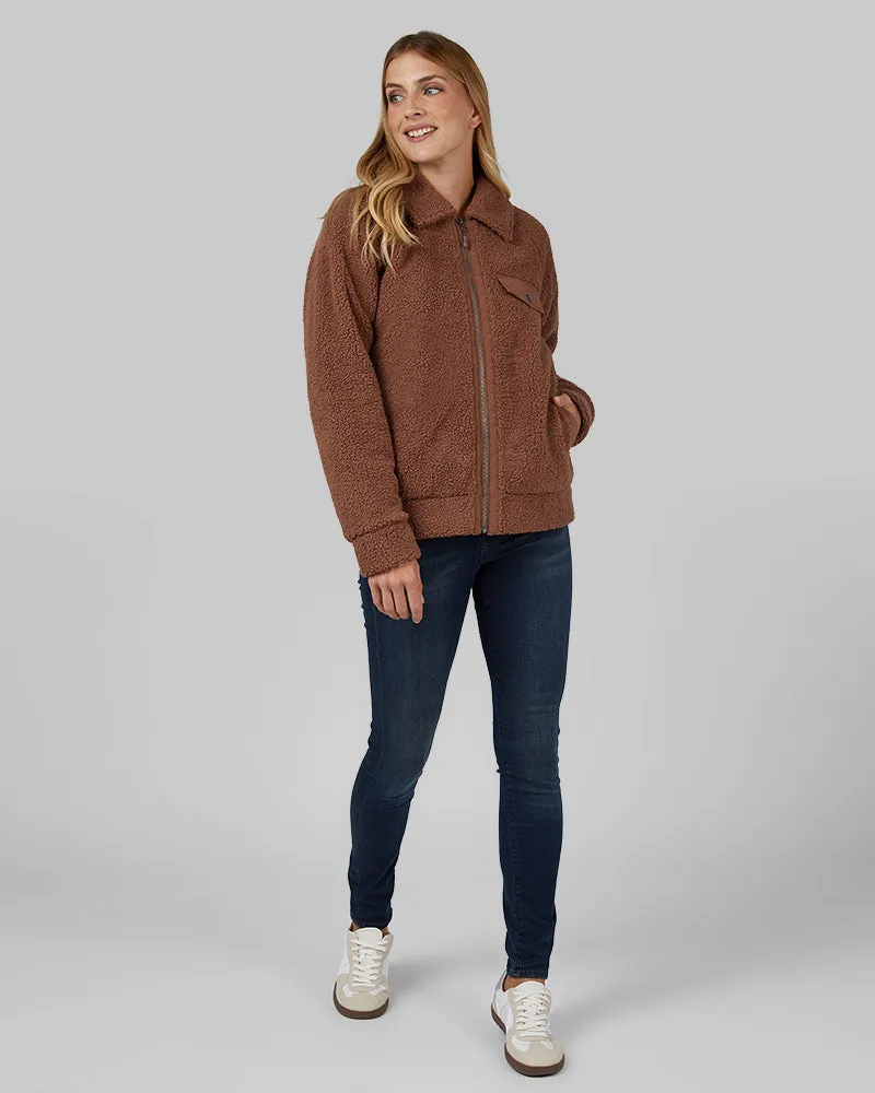 WOMEN'S TEDDY SHERPA JACKET