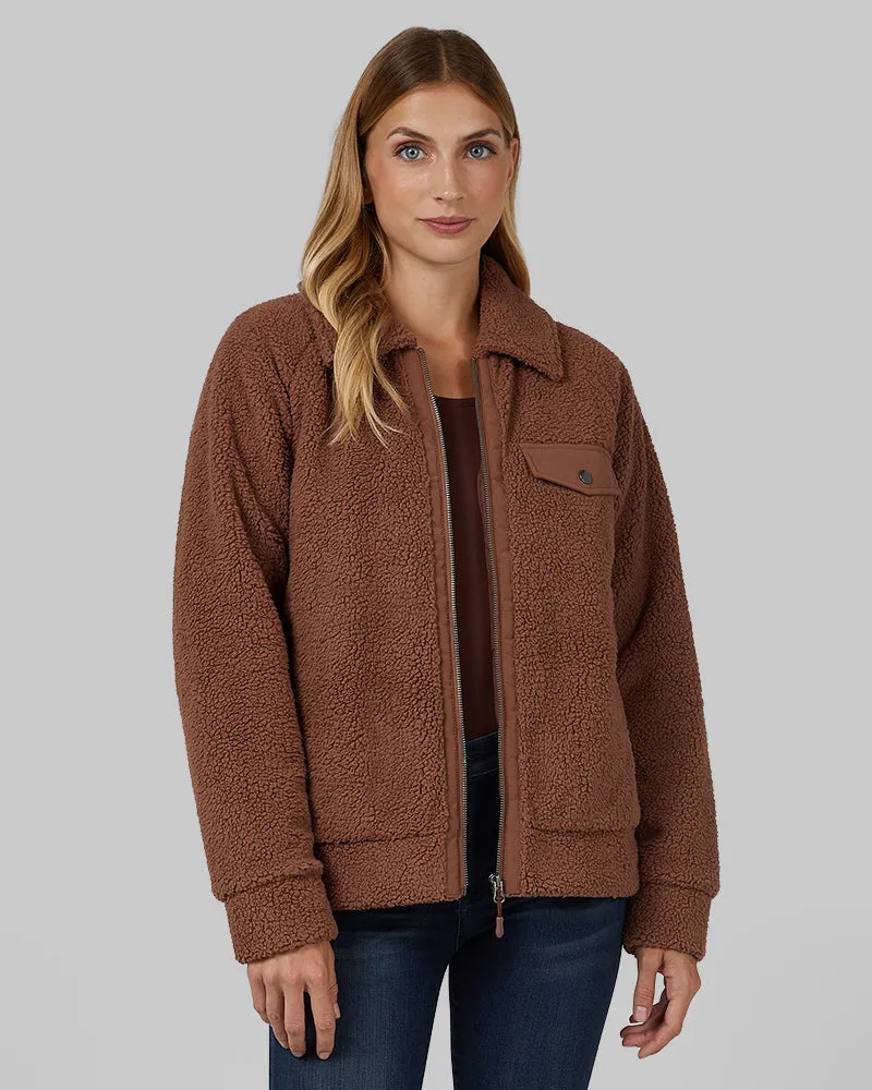 WOMEN'S TEDDY SHERPA JACKET