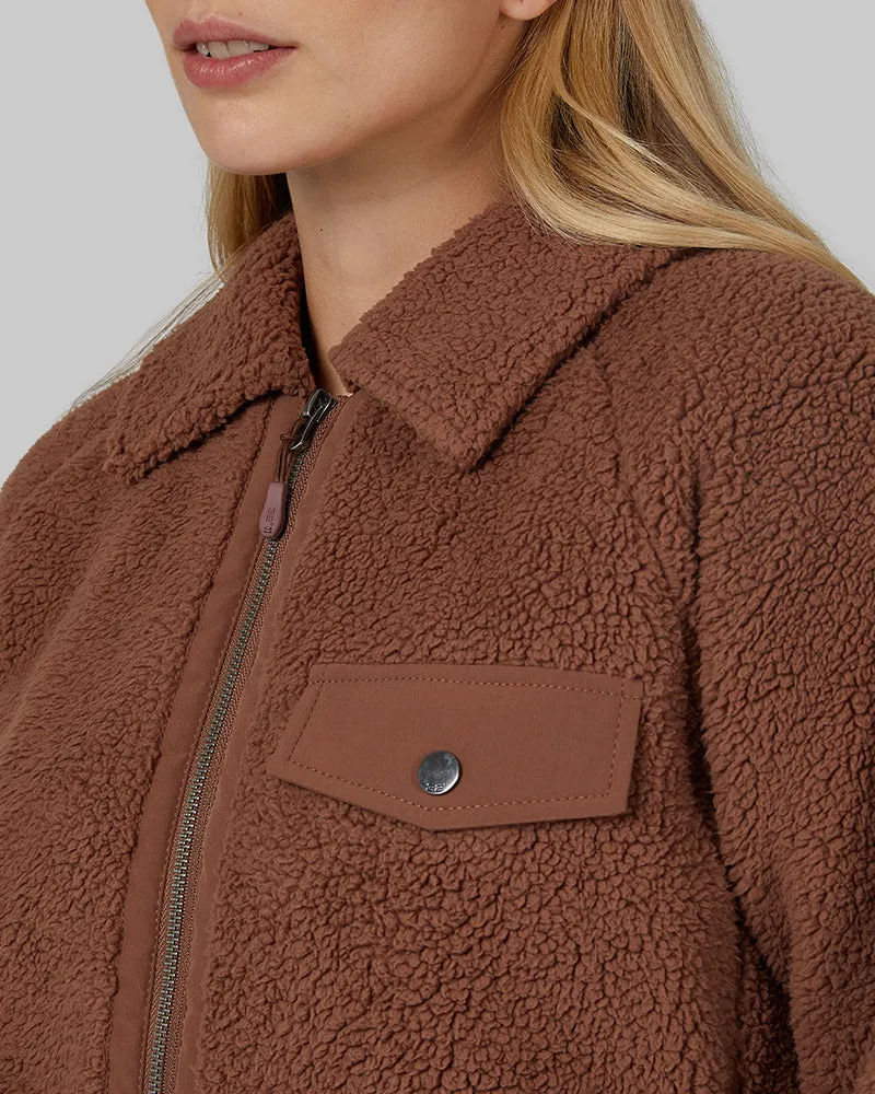 WOMEN'S TEDDY SHERPA JACKET