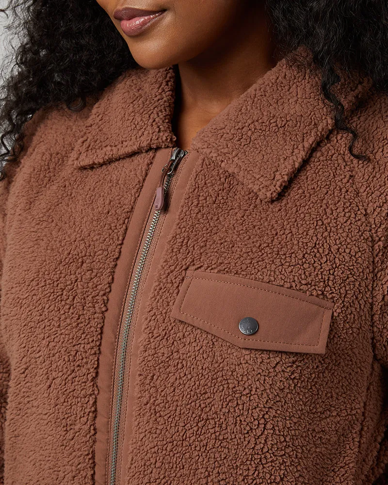 WOMEN'S TEDDY SHERPA JACKET